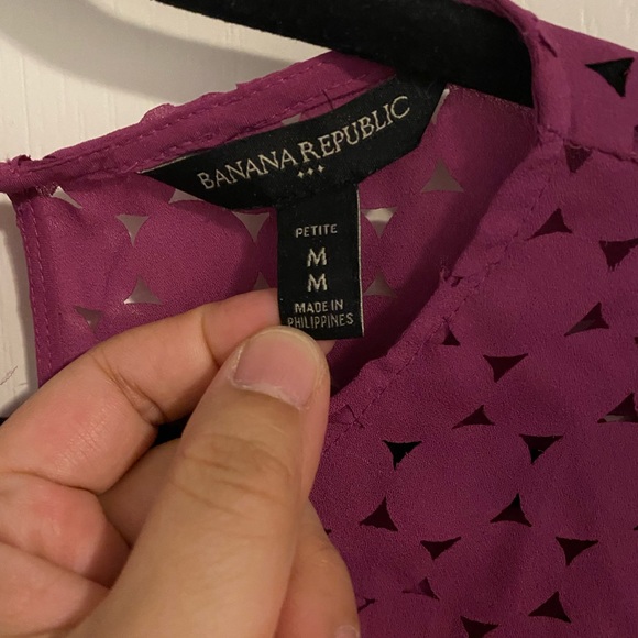 Banana republic Petite size M blouse - Picture 2 of 5